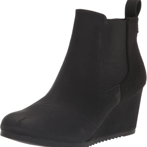 Women's Bailey Ankle Boots in Black, Size 5, Featuring Rubber Sole, Ankle Shaft, - Picture 1 of 7
